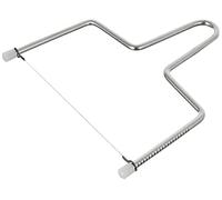 IBILI 724917 Lyre Coupe Fromage, Fonte, Argent, 21.99 x 18.49 x 0.99 cm