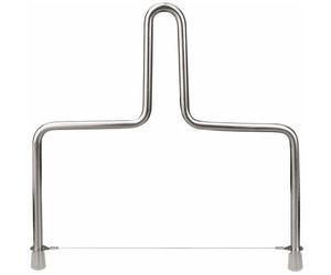 IBILI 724917 Lyre Coupe Fromage, Fonte, Argent, 21.99 x 18.49 x 0.99 cm