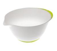 Ibili 726624 Bol à pâtisserie 24 cm, Blanc/Vert