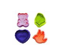Emporte-Piece Avec Poussoir St Valentin (4pcs)