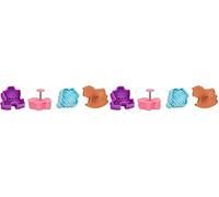 Ibili 734900 Lot de 8 emporte-pièces avec poussoir Baby