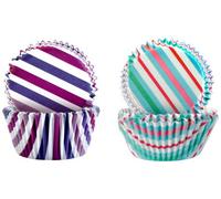 IBILI 735905 Capsule à Pâtisserie Antiadhésive Lot de 50 Pièces Bleu + 50 Pièces Rose Papier Imperméable
