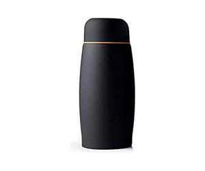 IBILI 745805 Isolierflasche für Flüssigkeiten, Edelstahl, Schwarz, 25 x 7 cm, 25 x 7 x 7 cm