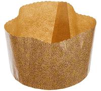 Ibili Moule à panettone jetable 746509 - papier marron 20 x 20 x 12 cm