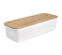 Ibili Boîte à pain avec couvercle bambou 39,5 x 15 cm