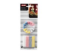 IBILI 756200 Set de 24 Bougies d'anniversaire Autre Matériau Multicolore 10 x 10 x 5 cm