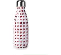 IBILI 758435K bouteille isotherme double paroi 350 ml doodle rouge G