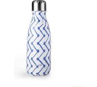 IBILI 758435Z bouteille isotherme double paroi 350 ml zigzag bleu G
