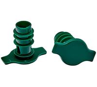 Ibili 759900 Lot de 2 Bouchons verseurs, Plastique, Vert, 26 x 26 x 11 cm