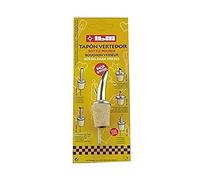 IBILI 764010 Bouchon Verseur Standard Chrome, Acier Inoxydable, Argent/Brun, 9.1 x 2.5 x 2.5 cm