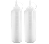 IBILI 773902 Flacon Plastique Blanc 5 x 5 x 20 cm (Lot de 2)