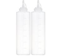 IBILI 773907 Flacon Plastique Blanc 7 x 7 x 26 cm (Lot de 2)