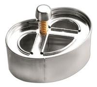 IBILI Emporte-pièce 774505 Bretzel inox avec éjecteur 4,5×6,5 cm Argent