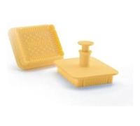 IBILI Emporte-pièce avec poussoir Petit Beurre 776800 – Plastique 7×5,5 cm