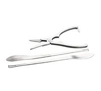 IBILI 781400 Pince à fruit de mer + 2 curettes à homard Inox