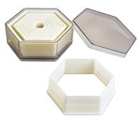 IBILI 784204 Lot de 9 emporte-pièces Hexagone Lisse