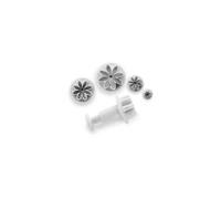 Ibili Emporte-pièces 788406 avec poussoir Marguerite – Lot de 4