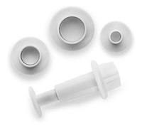 IBILI Set 3 emporte-pièces avec poussoir rond