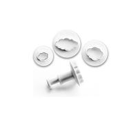 Ibili Emporte-pièces 788409 – Lot de 3 avec poussoir Nuages