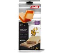IBILI 793502 set 2 moules Ã nougat 18 carres et 9 barrettes G