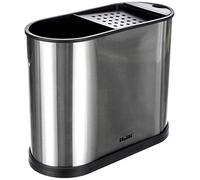 Porte-ustensiles rectangulaire 3 compartiments inox Ibili