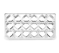 IBILI 799302 Corazon Moule praliné magnétique Polycarbonate Clair 30 x 14 x 2 cm