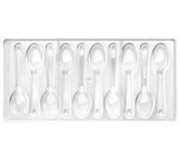 IBILI 799402 Conico Cucharillas Moule praliné Polycarbonate Clair 30 x 14 x 2 cm