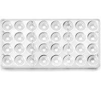 IBILI Moule praliné 799403 conique semi-circulaire polycarbonate clair 27 x 14 x 2,5 cm