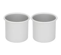 IBILI 815110 Moule Rond Extra Profond 10 x 10 cm Alum. Anodisé. (Lot de 2)