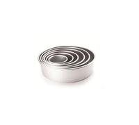 Ibili Moule rond 815120 Extra profond 20 x 10 cm Aluminium anodisé