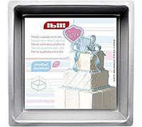 IBILI 815220 Moule Carré Extra Profond (20 x 20 x 10 cm) Alum. Anodisé