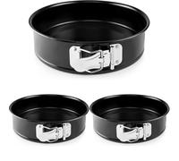 IBILI 820110 Moule à Manqué Démontable Moka Acier 10 cm (Lot de 3)
