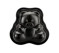 IBILI 823410 Moka Moule Forme Petit Ours Papier Noir 15,5 x 6 x 17 cm