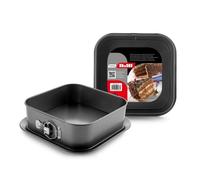 Ibili 826517 Moule démontable carré antiadhésif avec base supplémentaire 17x17 cm