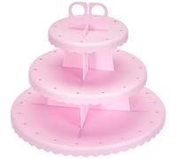 IBILI 827600 Support pour Cupcakes/Cakepops 48 Bâtons Plastique Rose 30 x 30 x 24 cm