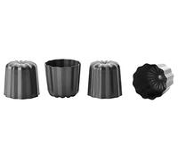 Set de 4 moules canelés acier antiadhérent 6 cm Ibili