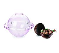 Ibili 828918 Moule MAGNETIQUE 3D pour Sphère en Chocó, Polycarbonate, Transparent, 24 x 24 x 12 cm
