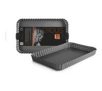 Ibili Moule rectangulaire 835235 Acier perforé 35 x 11 cm