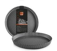 Moule à tarte cannelé perforé antiadhérent avec fond amovible 24 cm Ibili