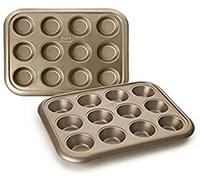 IBILI 840500 Golden Class Plaque à 12 Biscuits Acier Gris 38 x 29 x 4 cm