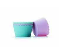 IBILI 871406 4 Moules Cupcake Silicone Aluminium