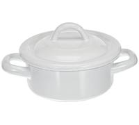 IBILI 902712 Faitout Droite Mini Acier Blanc 12 x 12 x 6 cm