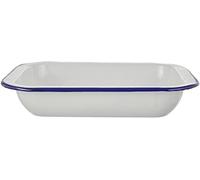 IBILI 905027 Plat Rectangulaire, Acier, Blanc, 27 x 20 x 6 cm