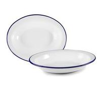 IBILI 905232 plat ovale profond email Blanca 32x25 cm G