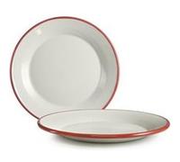 IBILI 908118 assiette plate Ã dessert email bordeaux 18 cm G