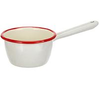 IBILI 909210 Casserole avec Bec Verseur, Acier, Blanc/Rouge, 10 cm, 26 x 12 x 7 cm
