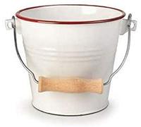 IBILI 909314 Seau Bordeaux, INOX, Blanc, 14 cm 16 x 18 x 13 cm