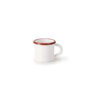 IBILI 909408 Gobelet, Aluminium, Blanc/Rouge, 12 x 9 x 8 cm