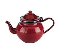 Ibili 910350 Théière en acier émaillé vitifiée Rouge 0,5 l