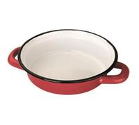 Ibili 912218 Plat à oeuf 18 cm en acier émaillé